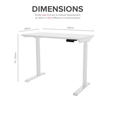 VISIONSWIPE Smart Height Adjustable Standing Desk