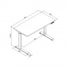 VISIONSWIPE Smart Height Adjustable Standing Desk - JIJI.SG