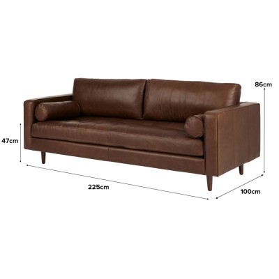 ETHAN 3 Seater Sofa