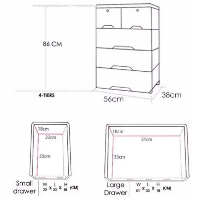 MODERN-XL Storage Cabinet Drawer