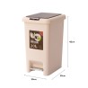 HLWB-04 Pedal Waste Bin - JIJI.SG