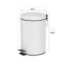 HLWB-02B Pedal Waste Bin - JIJI.SG