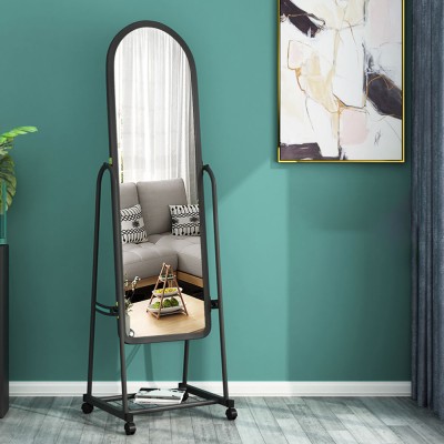 BASIC Standing Mirror with Castors