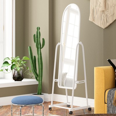 BASIC Standing Mirror with Castors