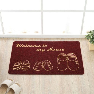 Three-Slippers Door Mat