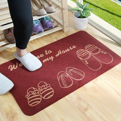 Three-Slippers Door Mat