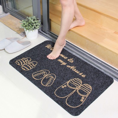 Three-Slippers Door Mat