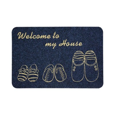 Three-Slippers Door Mat