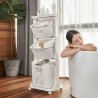 JINEX Laundry Basket Rack on Castors - JIJI.SG