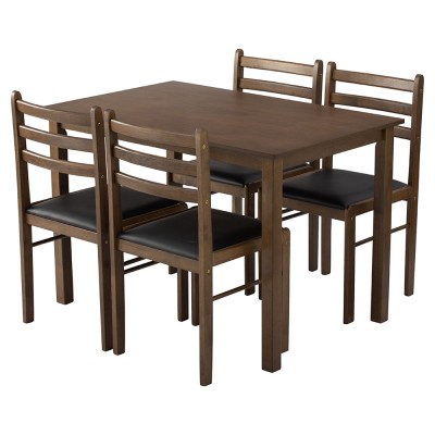 WALD Dining Table and 4 Chairs