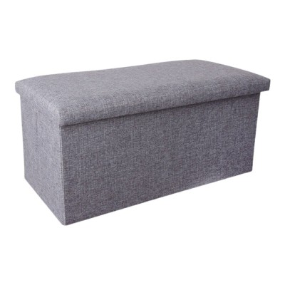 Fabric Footstool with Storage