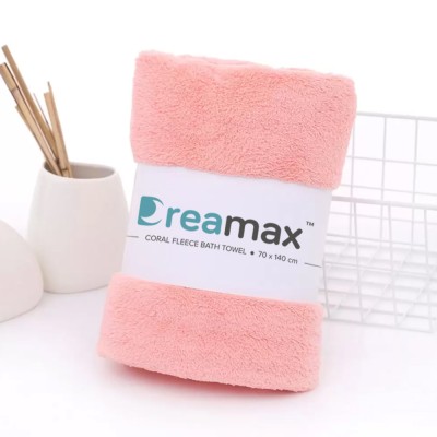DREAMAX Coral Fleece Bath Towel