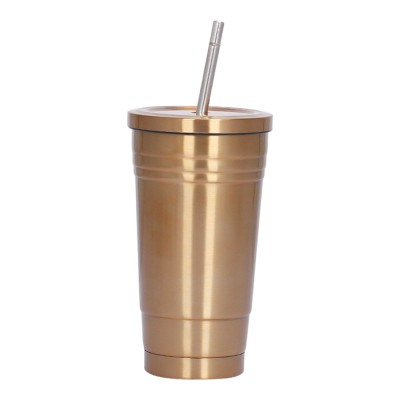 LANNIS Mug with Lid and Straw