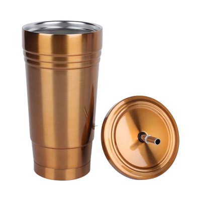 LANNIS Mug with Lid and Straw