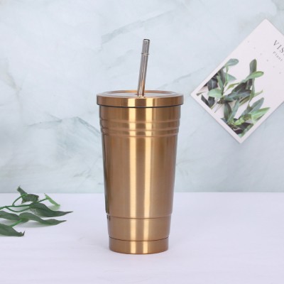 LANNIS Mug with Lid and Straw