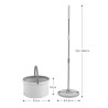 KIYORIN Clean Water Spin Mop - JIJI.SG