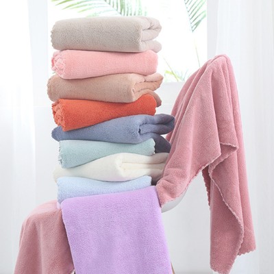 YAWAI Coral Fleece Bath Towel Set