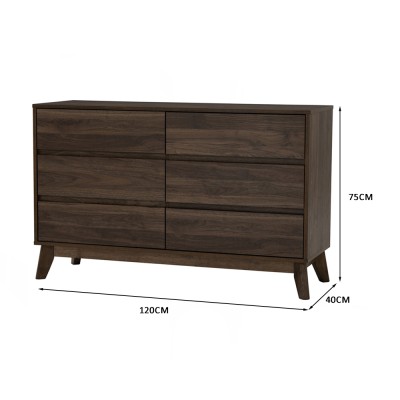 DAKO Chest of 6 Drawers DAKO Chest of 6 Drawers