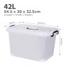 LAURA Transparent Storage Box - JIJI.SG