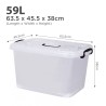 LAURA Transparent Storage Box - JIJI.SG