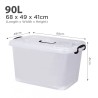 LAURA Transparent Storage Box - JIJI.SG