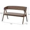 CARTER 2 Seater Bench/Couch - JIJI.SG