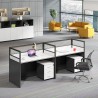 ALPHA E-Panel Partition Work Station - JIJI.SG