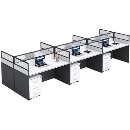 ALPHA HHH-Panel Partition Work Station