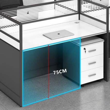 ALPHA TTT-Panel Partition Work Station