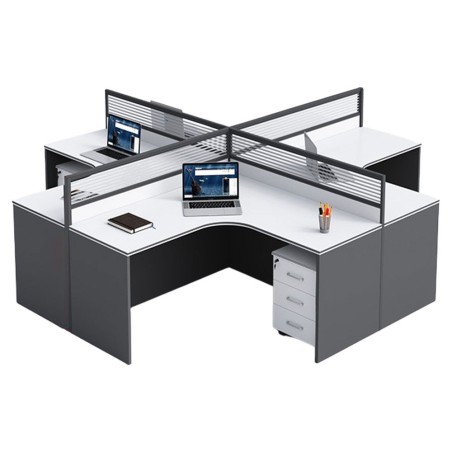 ALPHA X-Panel Partition Work Station