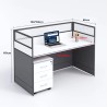 ALPHA N-Panel Partition Work Station - JIJI.SG