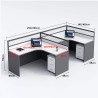 ALPHA F-Panel Partition Work Station