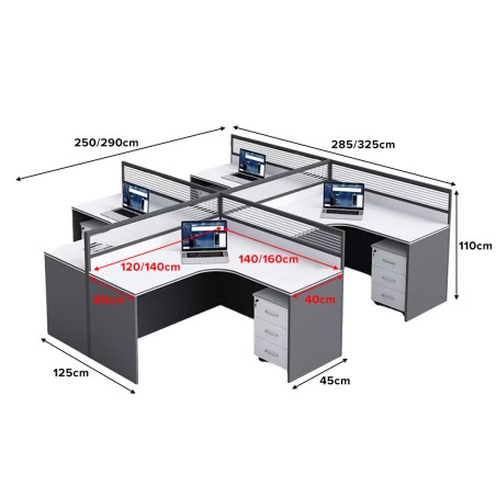 ALPHA TT-Panel Partition Work Station