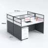 ALPHA H-Panel Partition Work Station - JIJI.SG