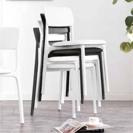 POVEL Cushioned Chair, Stackable