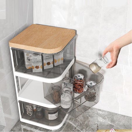 MERRYL Kitchen Corner Cabinet