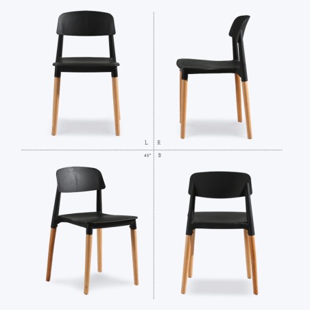 PODRICK Chair, Stackable
