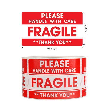 ONES Fragile Label Tape Roll