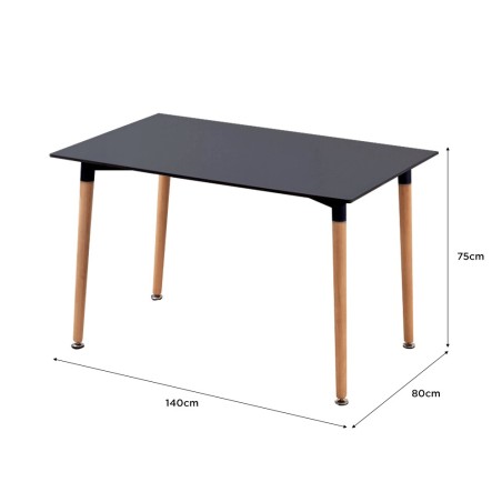 EAMES Dining Table and 4 Chairs