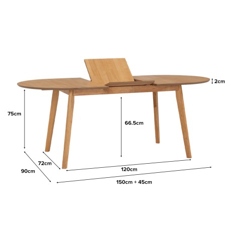 VERNER Extendable Dining Table