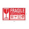 ONES WARNING Fragile Label Sticker - JIJI.SG
