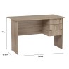 EDWARD Desk with 3 Drawers - JIJI.SG