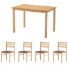 WALD Dining Table and 4 Chairs - JIJI.SG