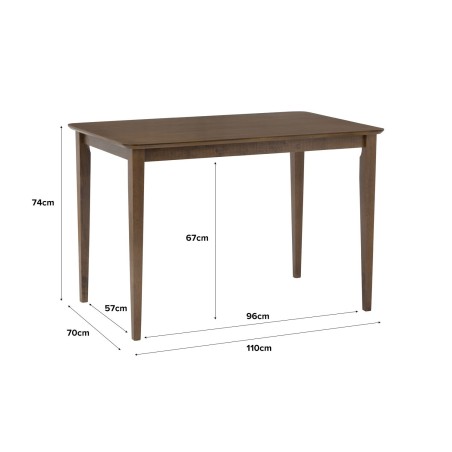 CHARMANT/NAMID Dining Table and 4 Chairs