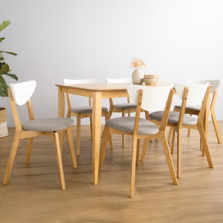 CHARMANT/NAIDA Table and 4 Chairs