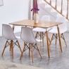EAMES Table and 4 Chairs - JIJI.SG