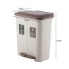 TOBIAS Dual Compartment Dustbin - JIJI.SG