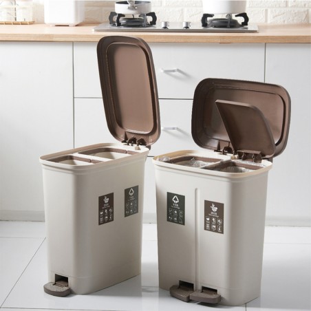 TOBIAS Dual Compartment Dustbin