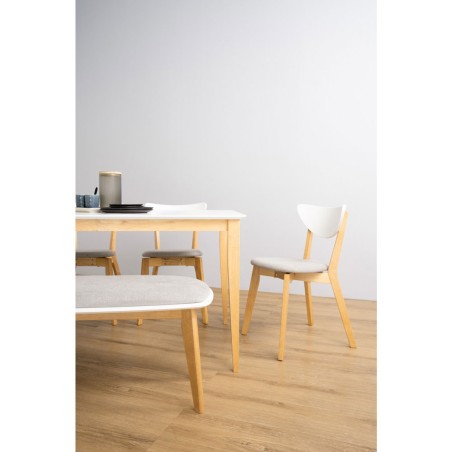 CHARMANT/NAIDA/ARTHUR Table with 2 Chairs and 1 Bench