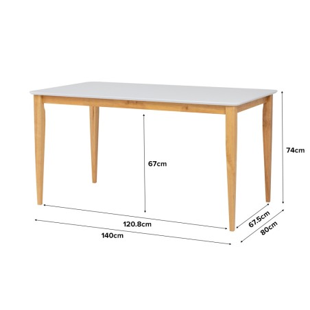 CHARMANT/NAIDA/ARTHUR Table with 2 Chairs and 1 Bench